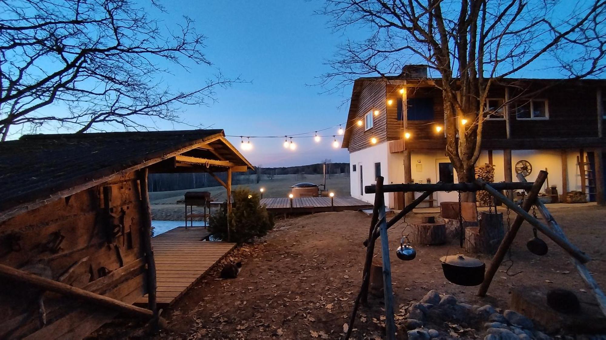 Guesthouse, Sauna & Jacuzzi In Gauja Valley - Kakukalns Straupe Ngoại thất bức ảnh