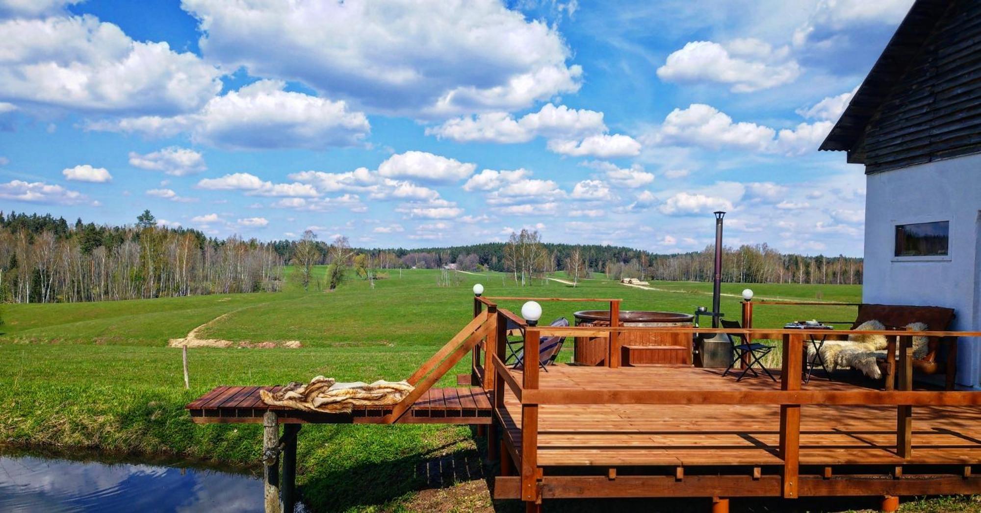Guesthouse, Sauna & Jacuzzi In Gauja Valley - Kakukalns Straupe Ngoại thất bức ảnh