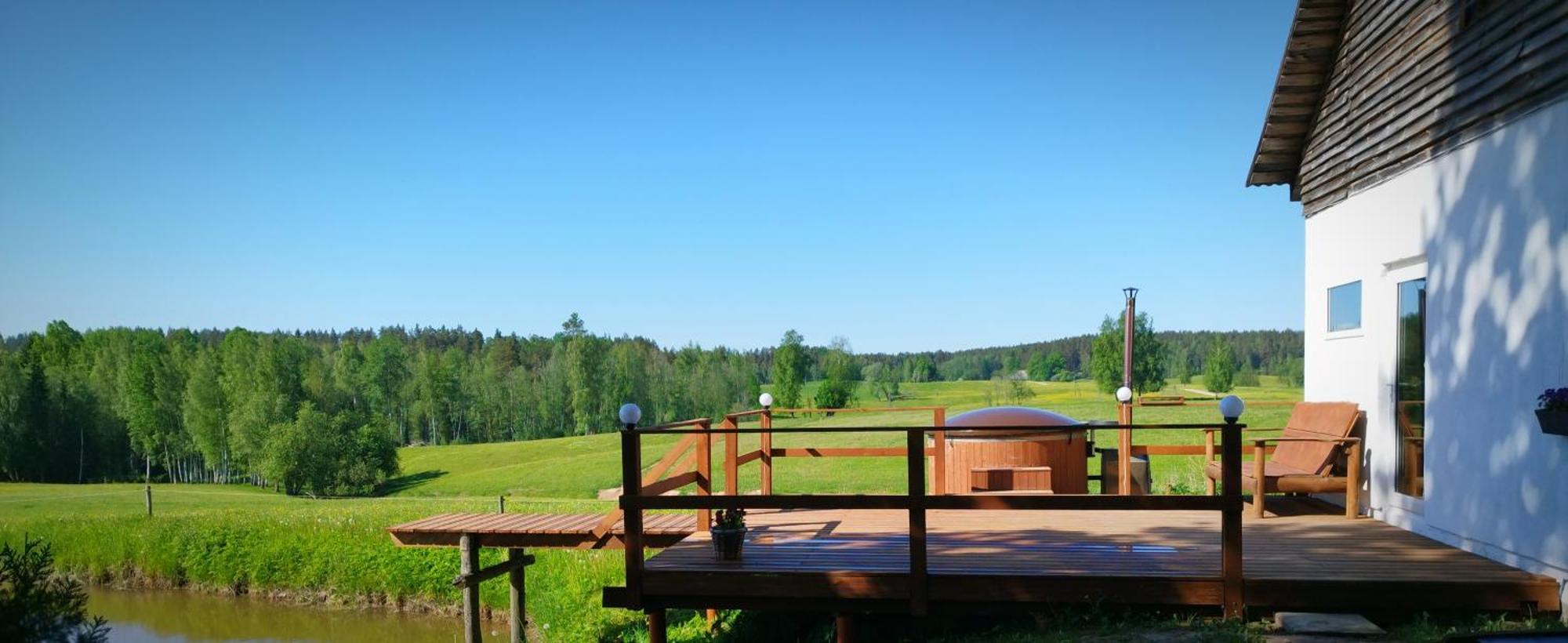 Guesthouse, Sauna & Jacuzzi In Gauja Valley - Kakukalns Straupe Ngoại thất bức ảnh