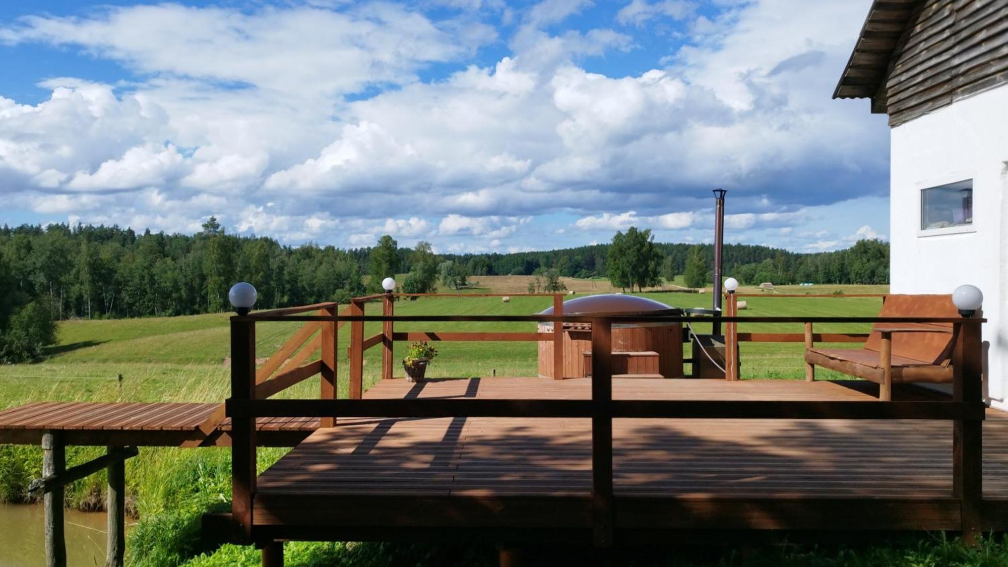 Guesthouse, Sauna & Jacuzzi In Gauja Valley - Kakukalns Straupe Ngoại thất bức ảnh